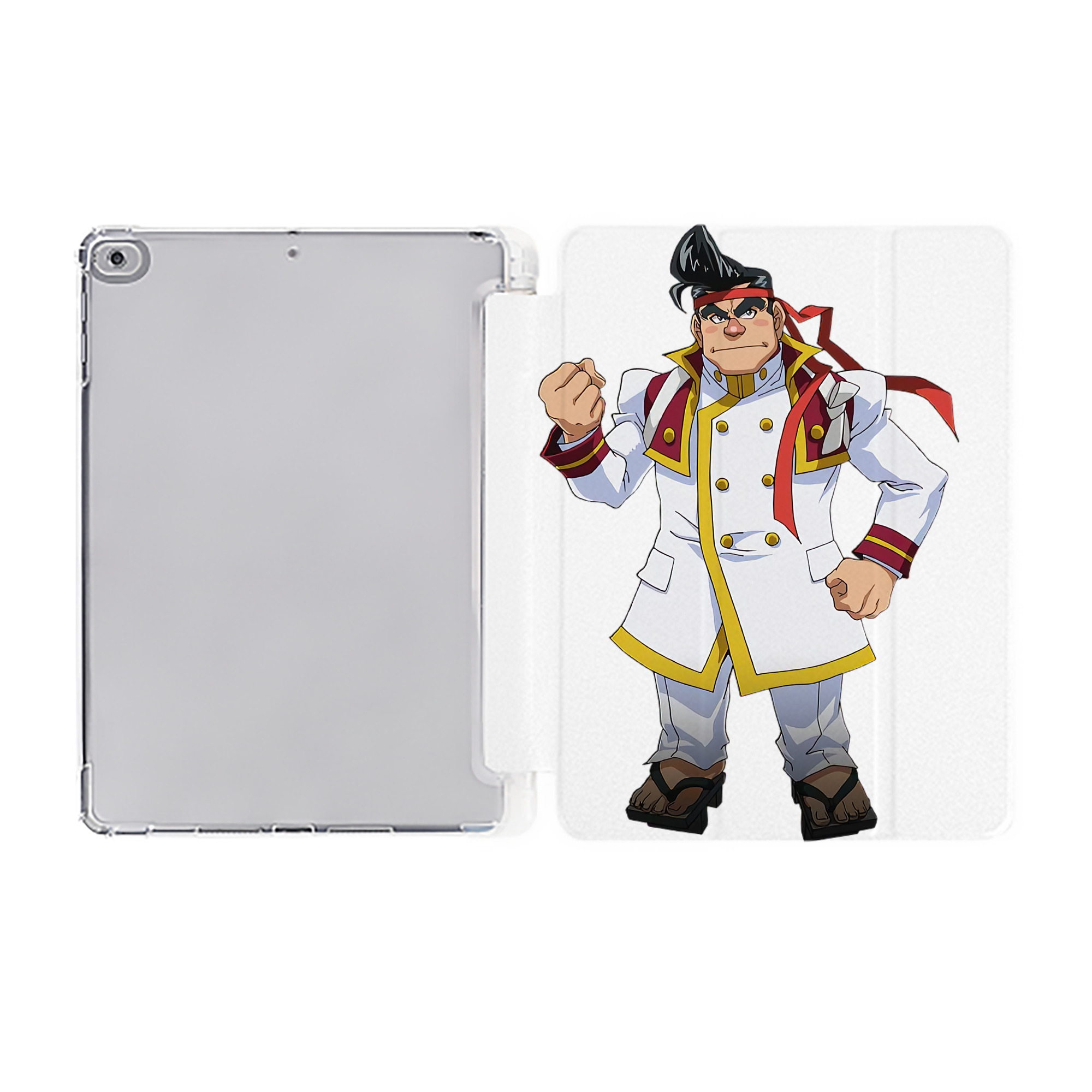 （画像用） 遊☆戯☆王 Yu-Gi-Oh! IPad ケース ペン収納付き 三つ折りスタンド PUレザー×シリコン 対応機種9.5/10.5/10.9インチ
